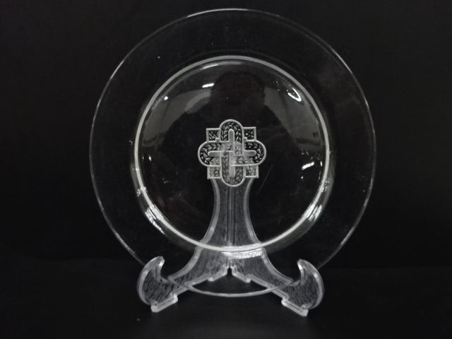 ガラス　プレート（16センチ）